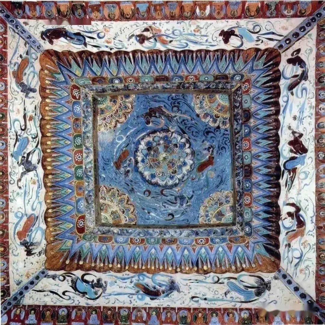 敦煌壁画色彩特点_壁画敦煌特征色彩风格语言描述_