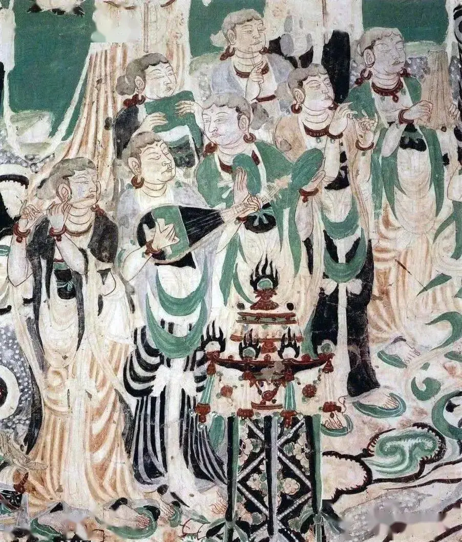 壁画敦煌特征色彩风格语言描述_敦煌壁画色彩特点_