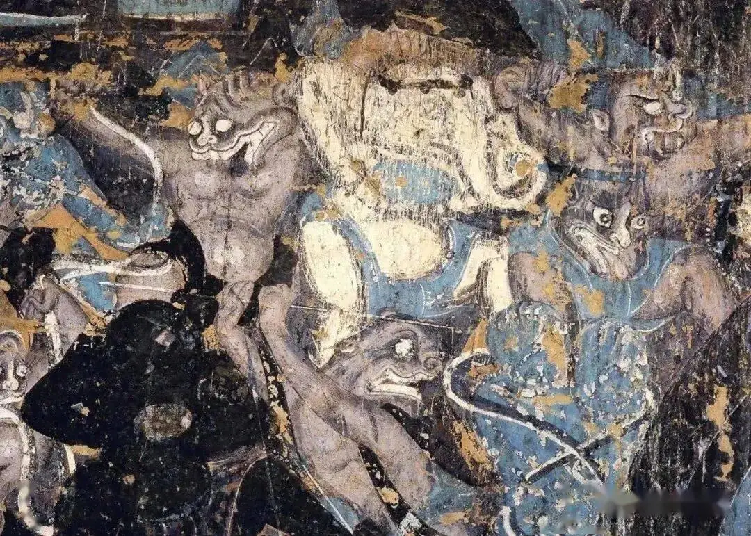 敦煌壁画色彩特点_壁画敦煌特征色彩风格语言描述_