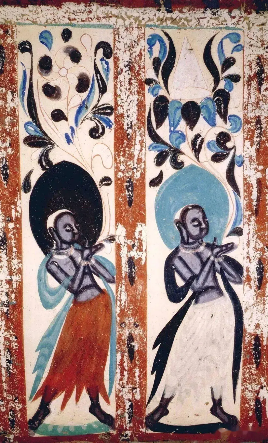 敦煌壁画色彩特点__壁画敦煌特征色彩风格语言描述