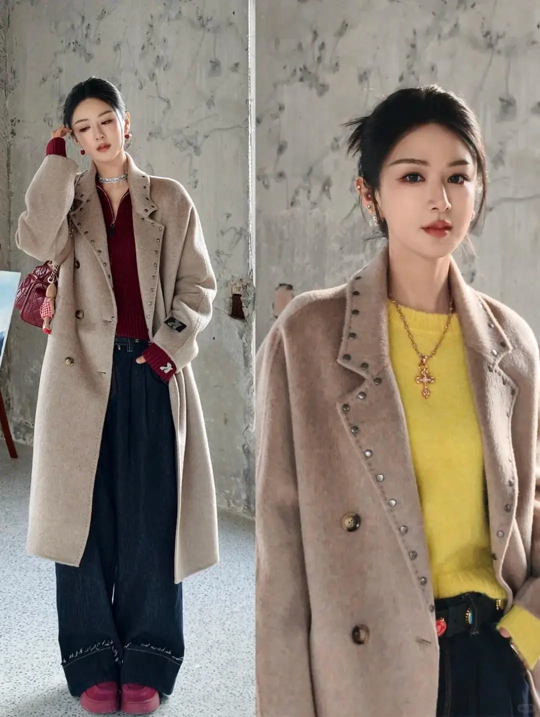 薇娅冬季彩色穿搭,堪称色彩大师,行走的人间调色盘__薇娅冬季彩色穿搭,堪称色彩大师,行走的人间调色盘
