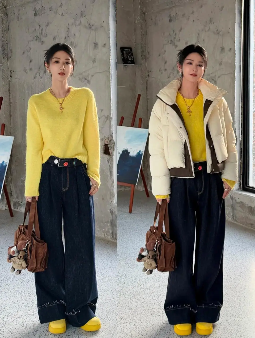 薇娅冬季彩色穿搭,堪称色彩大师,行走的人间调色盘__薇娅冬季彩色穿搭,堪称色彩大师,行走的人间调色盘