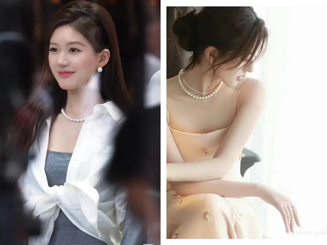 _珍珠毛衣项链的款式_珍珠项链毛衣链图片