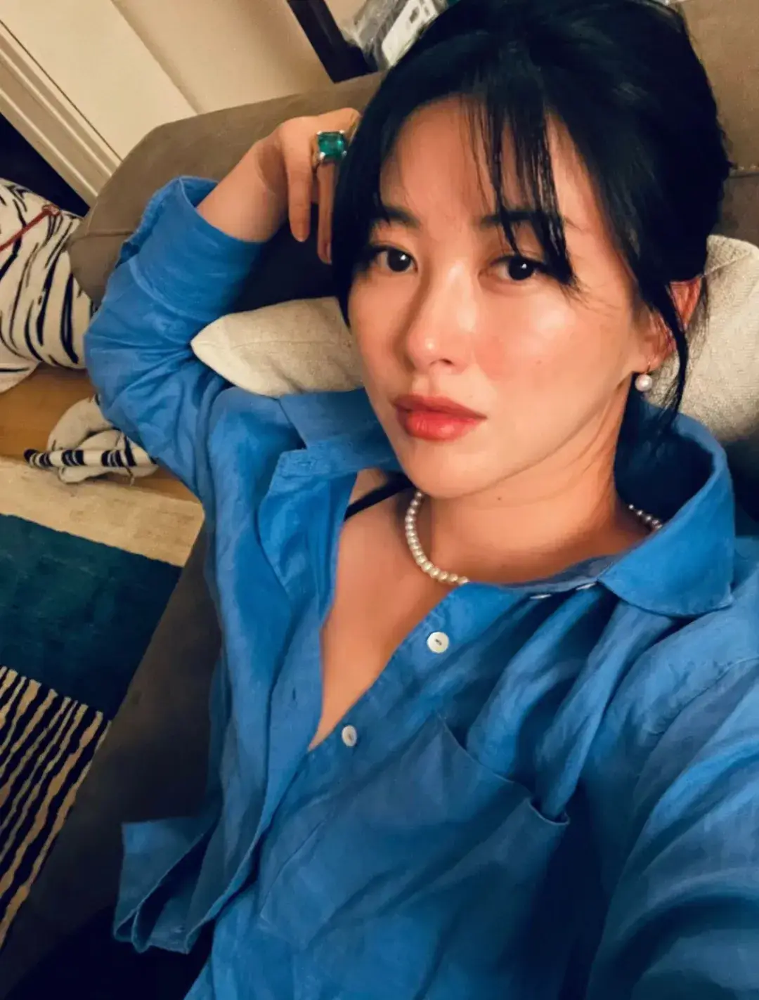 珍珠毛衣项链的款式__珍珠项链毛衣链图片