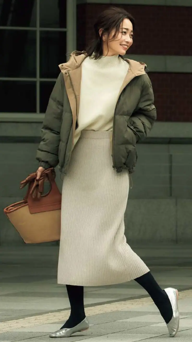 _降温穿羽绒服的句子_降温穿羽绒服图片