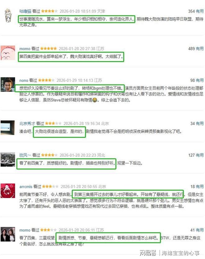 _《夜色正浓》《有罪之身》各看四集，一部已弃，一部会追到底！_《夜色正浓》《有罪之身》各看四集，一部已弃，一部会追到底！