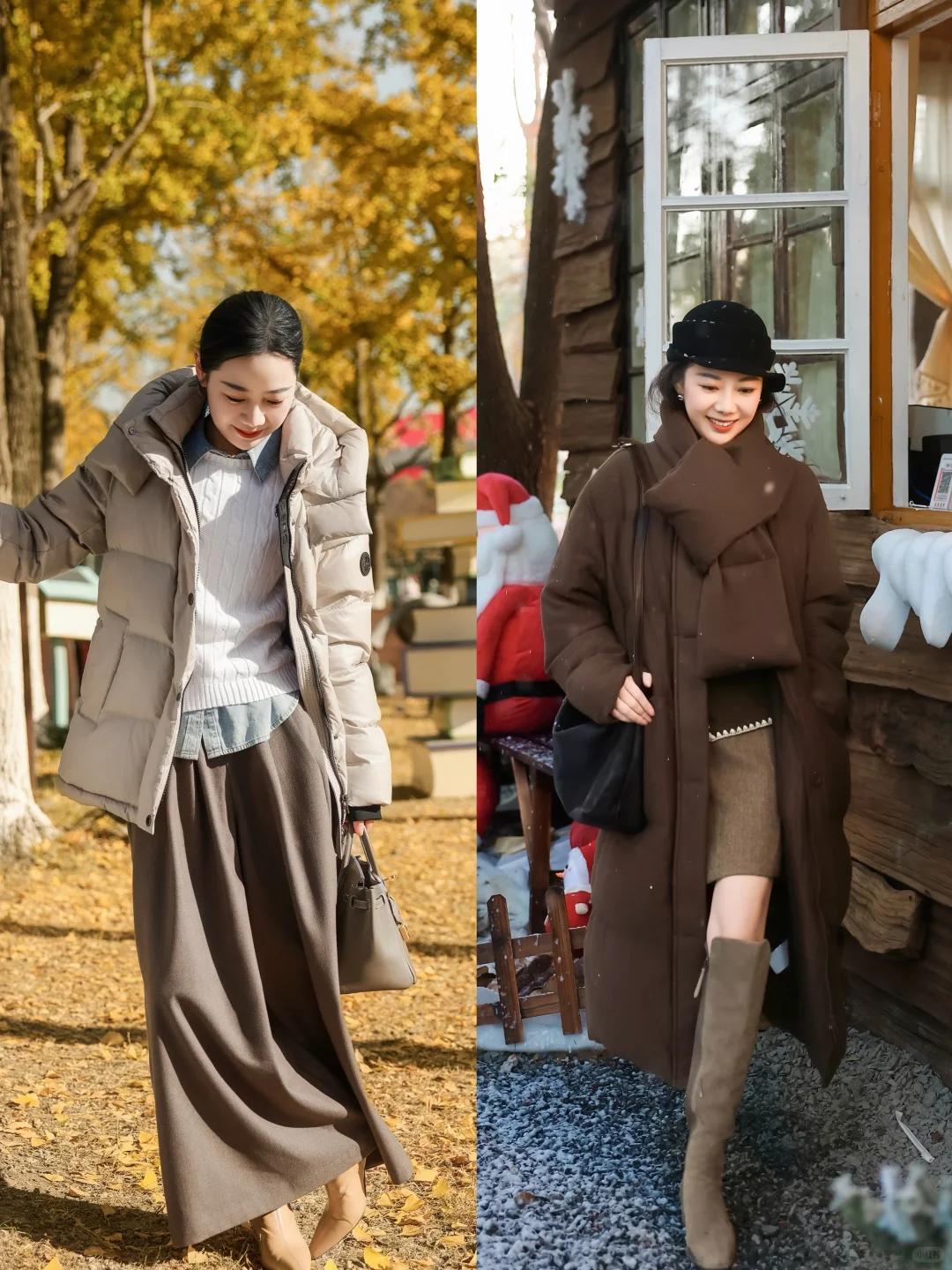 冬天保暖搭配__保暖冬装