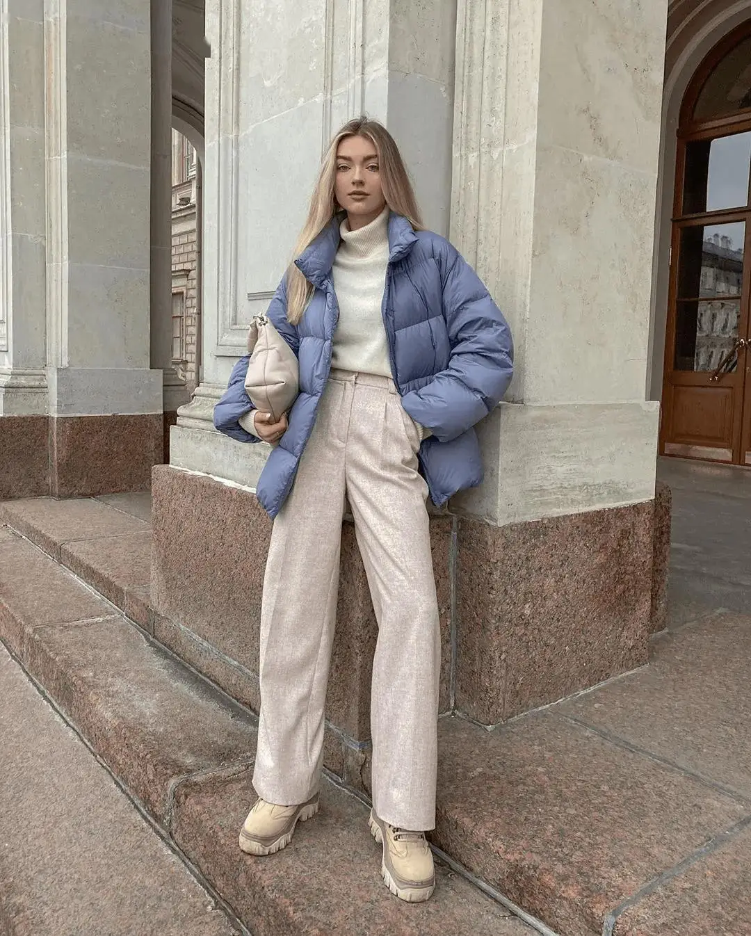 穿羽绒服怎么搭配衣服好看__羽绒穿搭