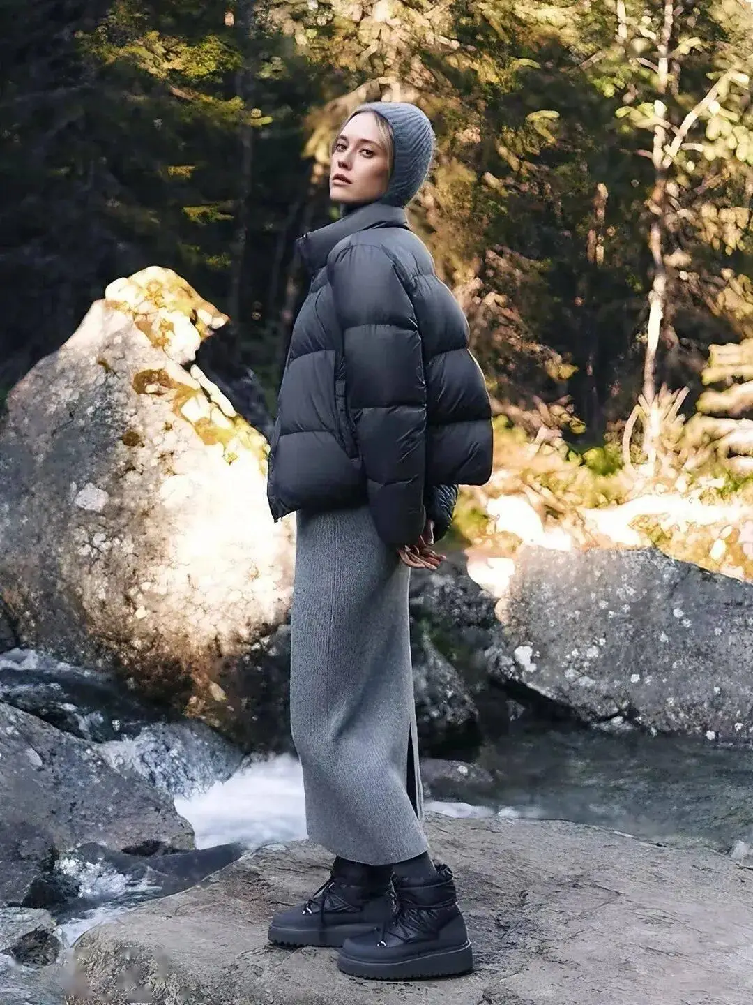 羽绒穿搭__穿羽绒服怎么搭配衣服好看