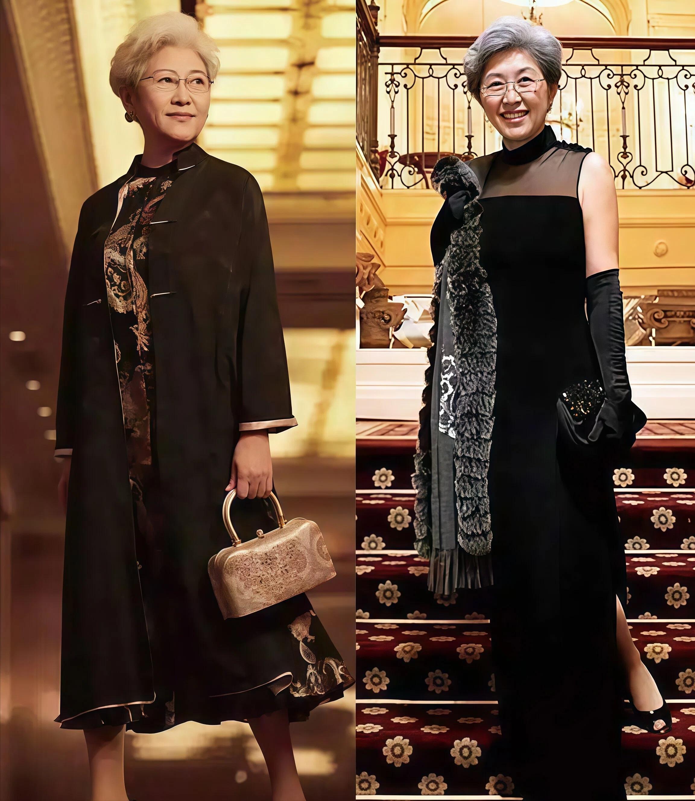 白发穿搭__穿白衣服染头发