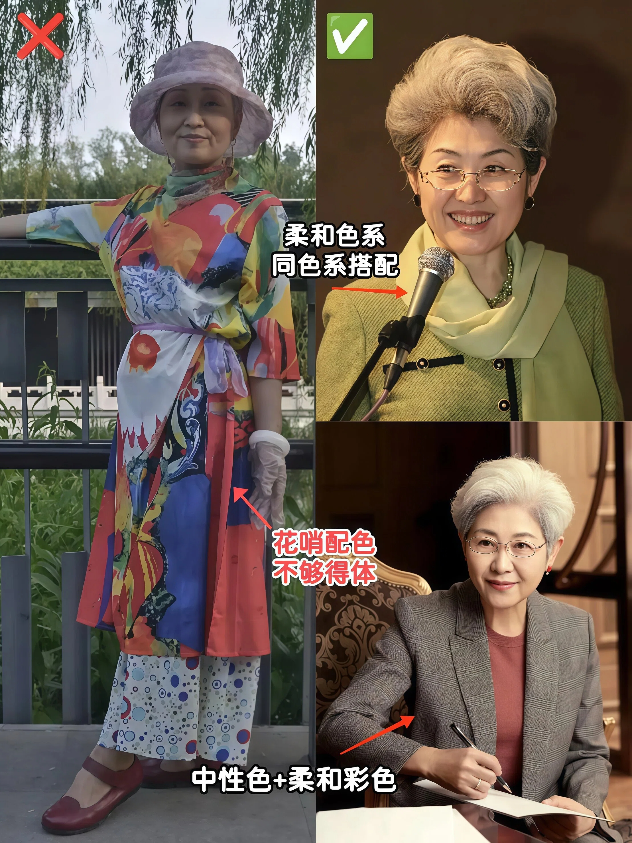 穿白衣服染头发__白发穿搭