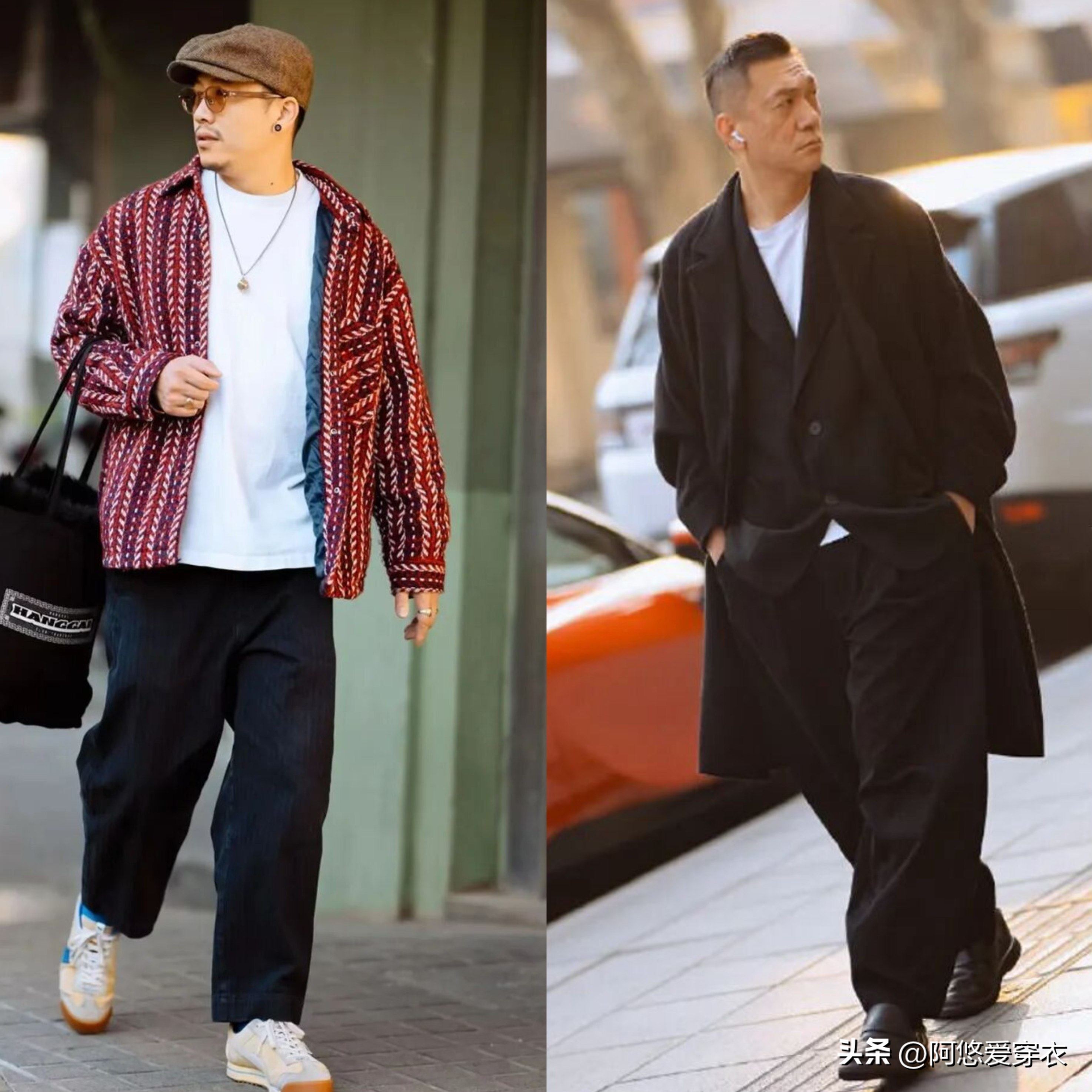 _中年男人穿卫裤_男人穿卫裤好看吗