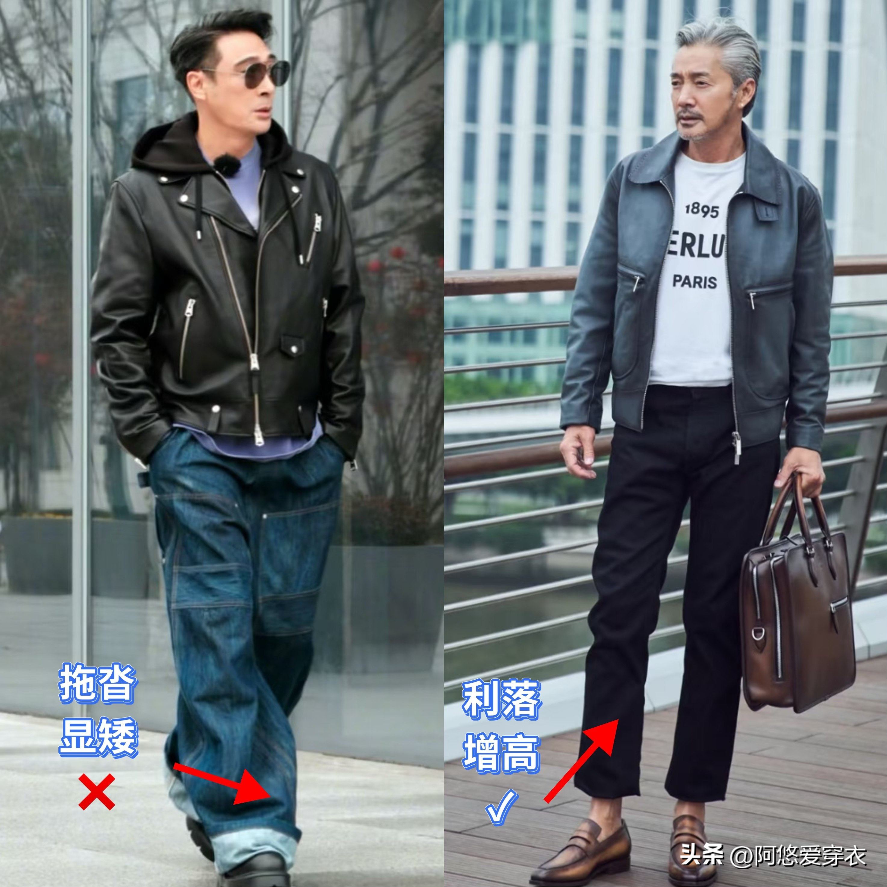 男人穿卫裤好看吗__中年男人穿卫裤