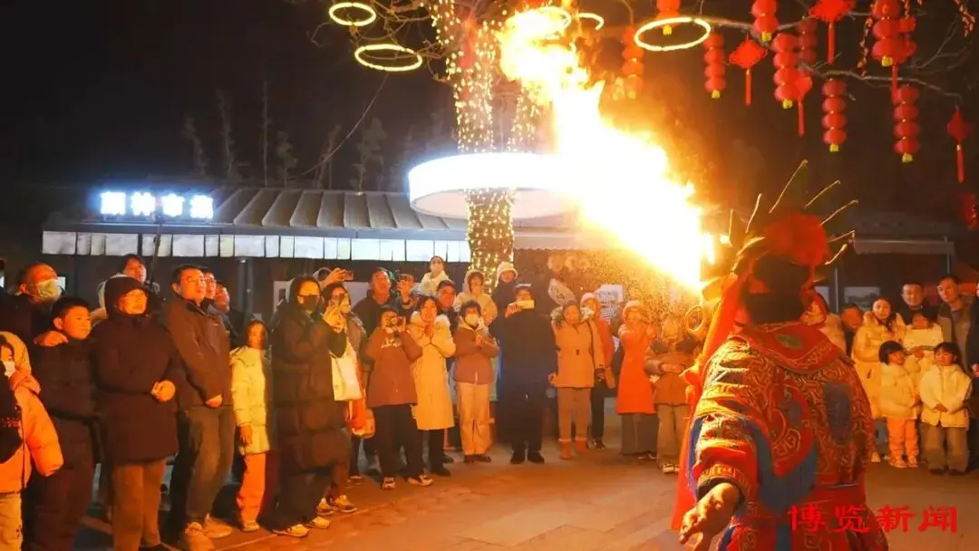 _淄博过年放鞭炮_淄博闹元宵