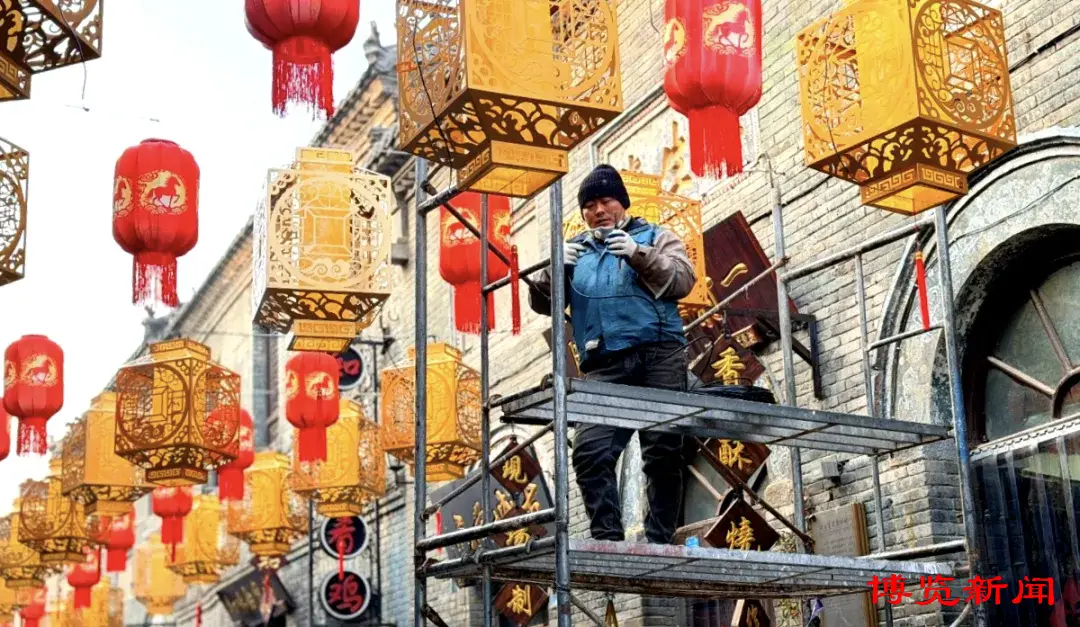 淄博过年放鞭炮_淄博闹元宵_