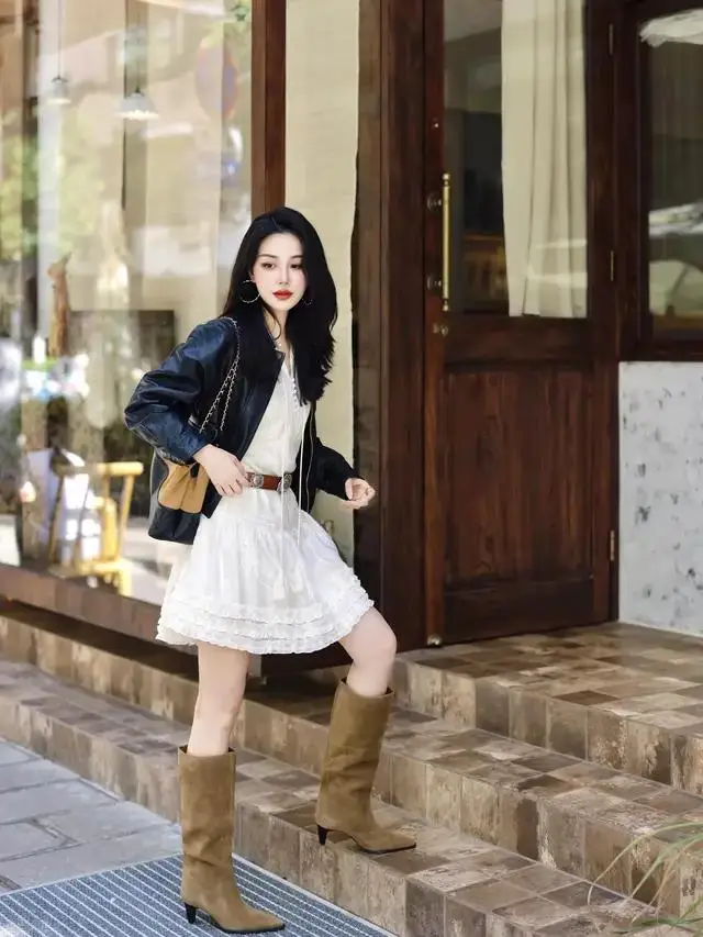 _穿皮衣搭配什么发型_皮衣帅气搭配