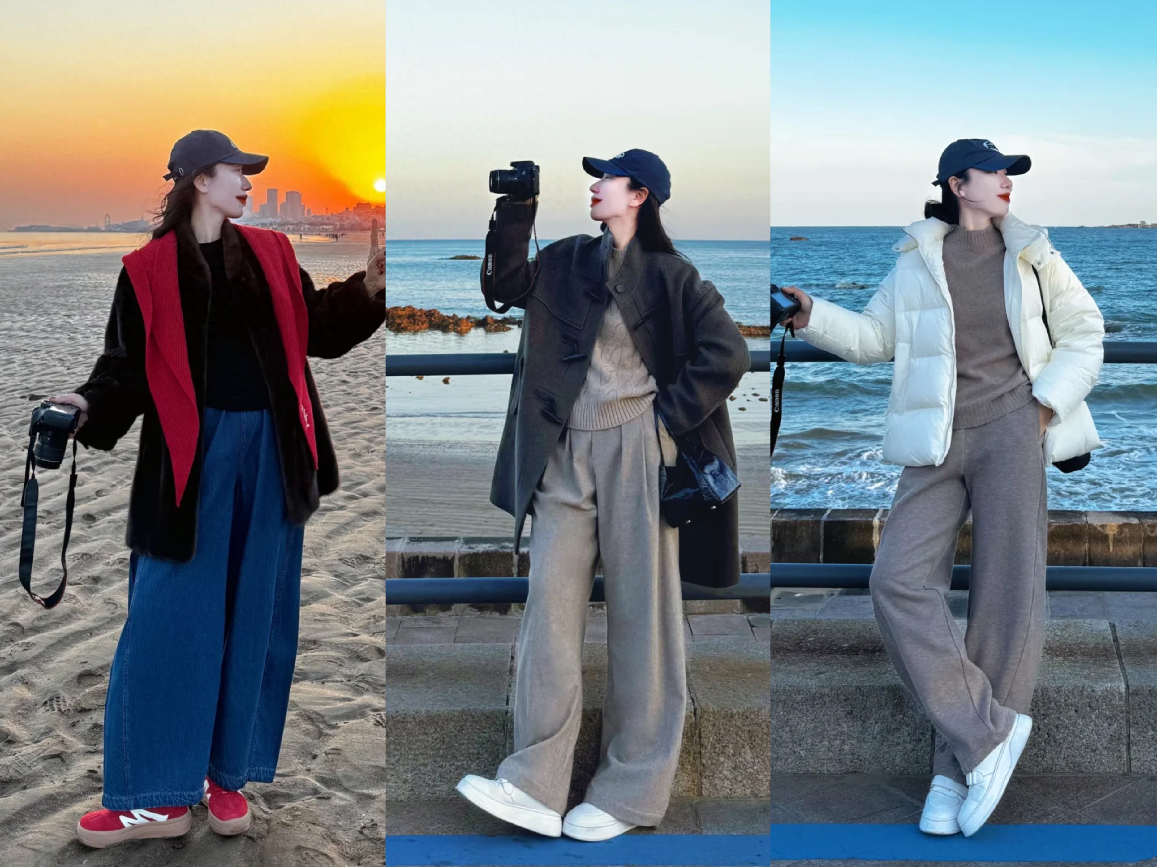 松弛感穿搭天花板！“大一号”懒人公式，显瘦10斤还能藏住秋裤