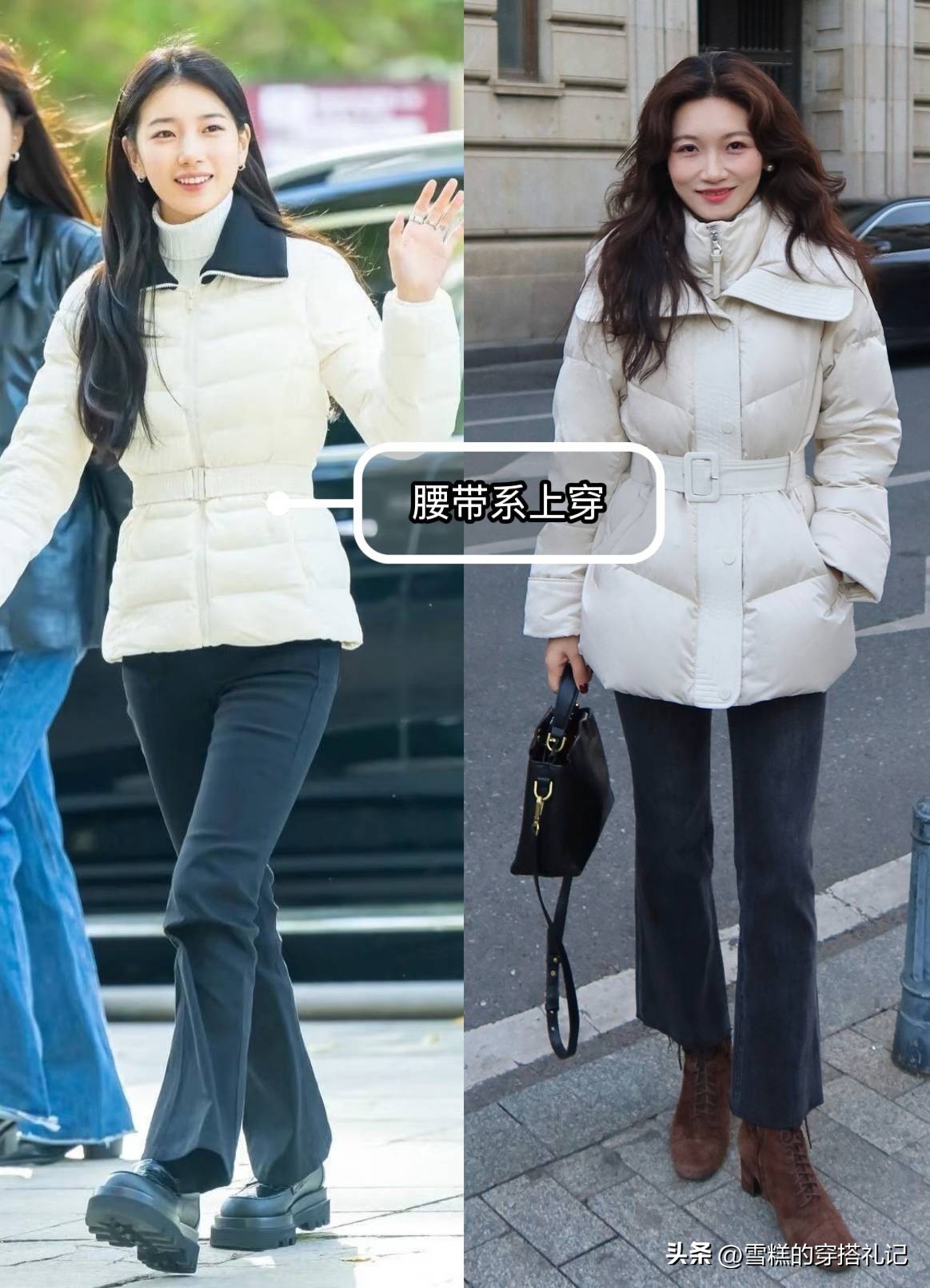 牛仔裤羽绒服配什么鞋子__牛仔裤搭配羽绒服好看吗