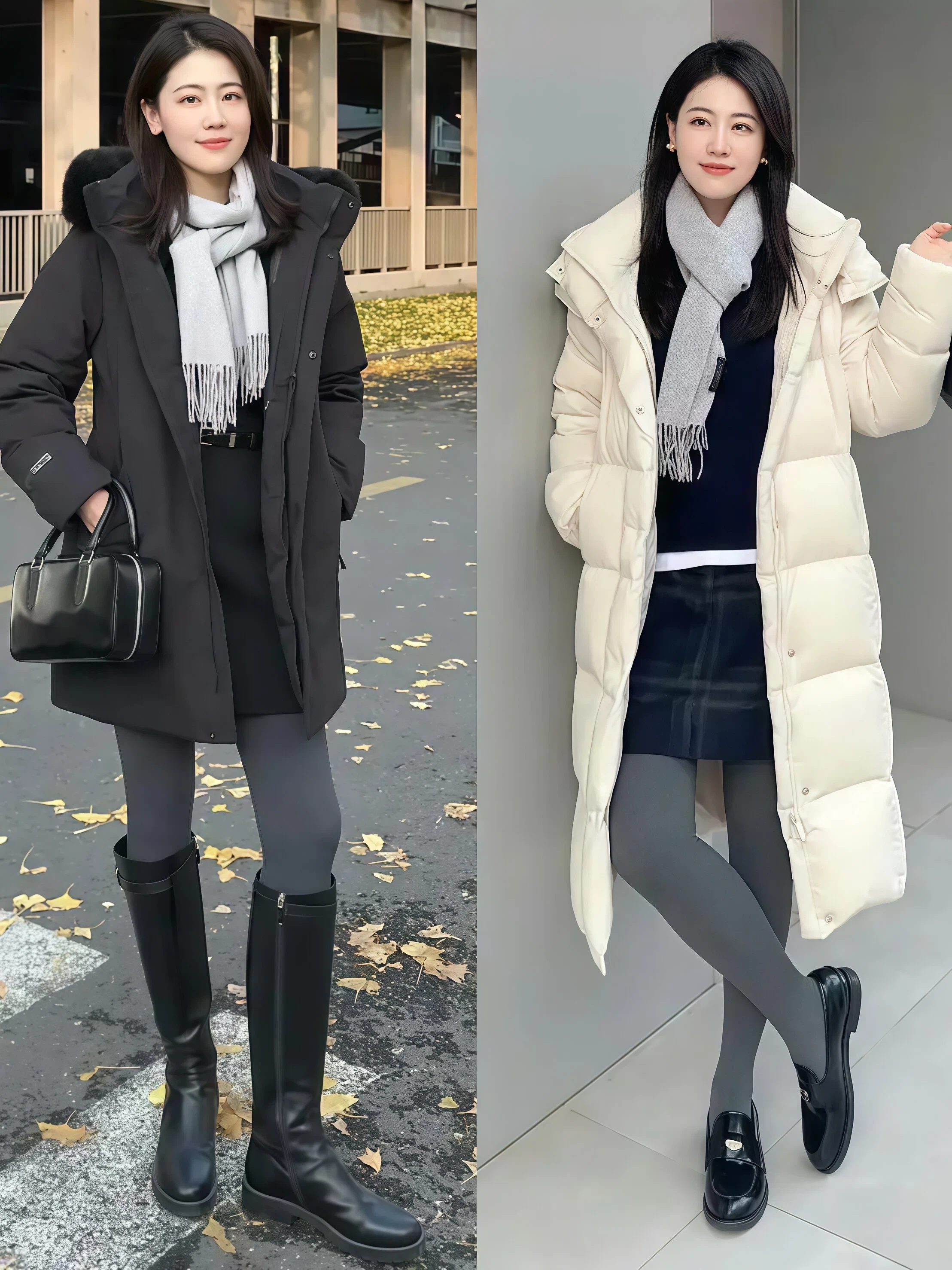 _上面羽绒服下面短裤_上身羽绒服下身短裤