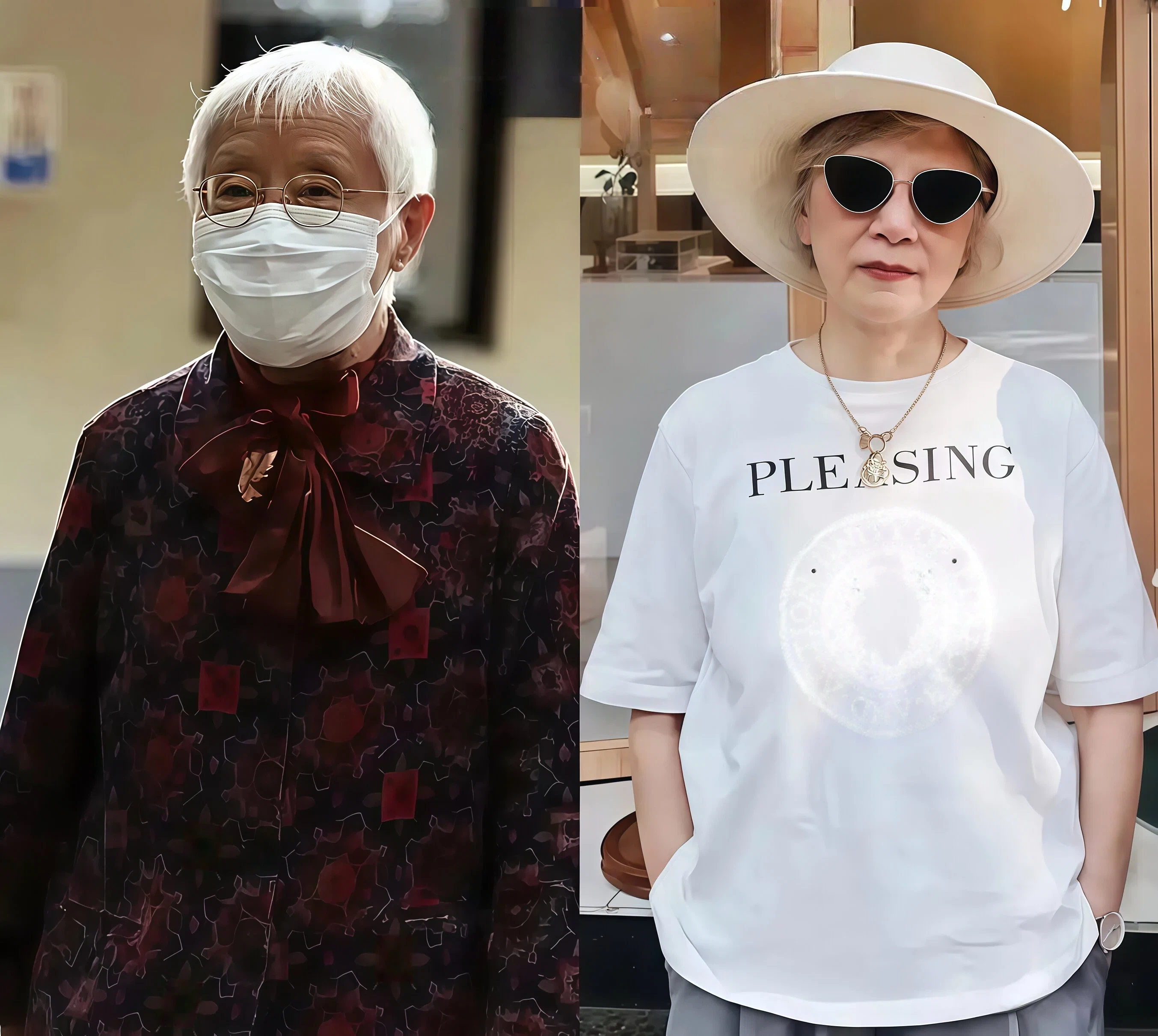 爱戴装混血__母子帽子