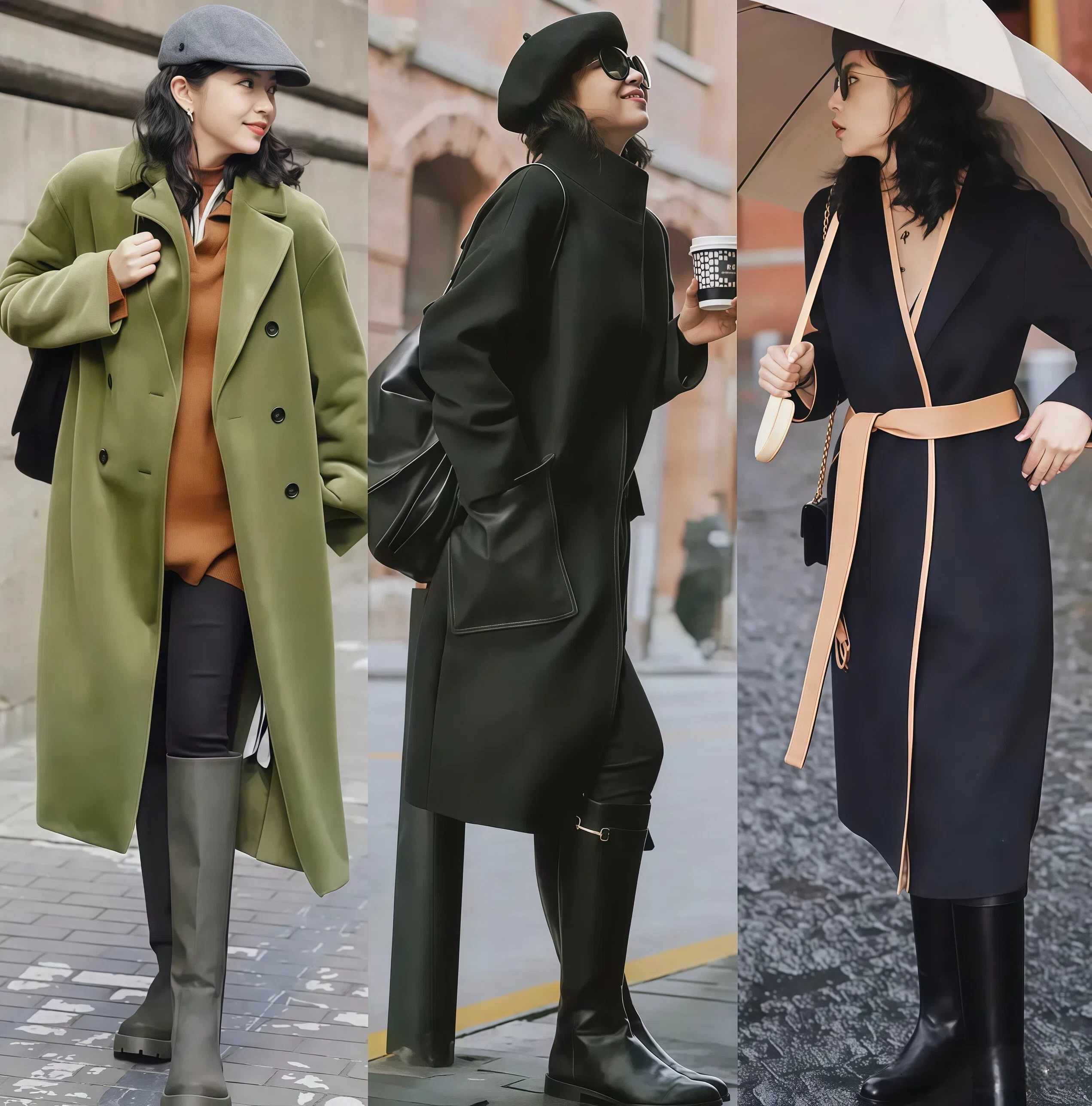 _爱戴装混血_母子帽子