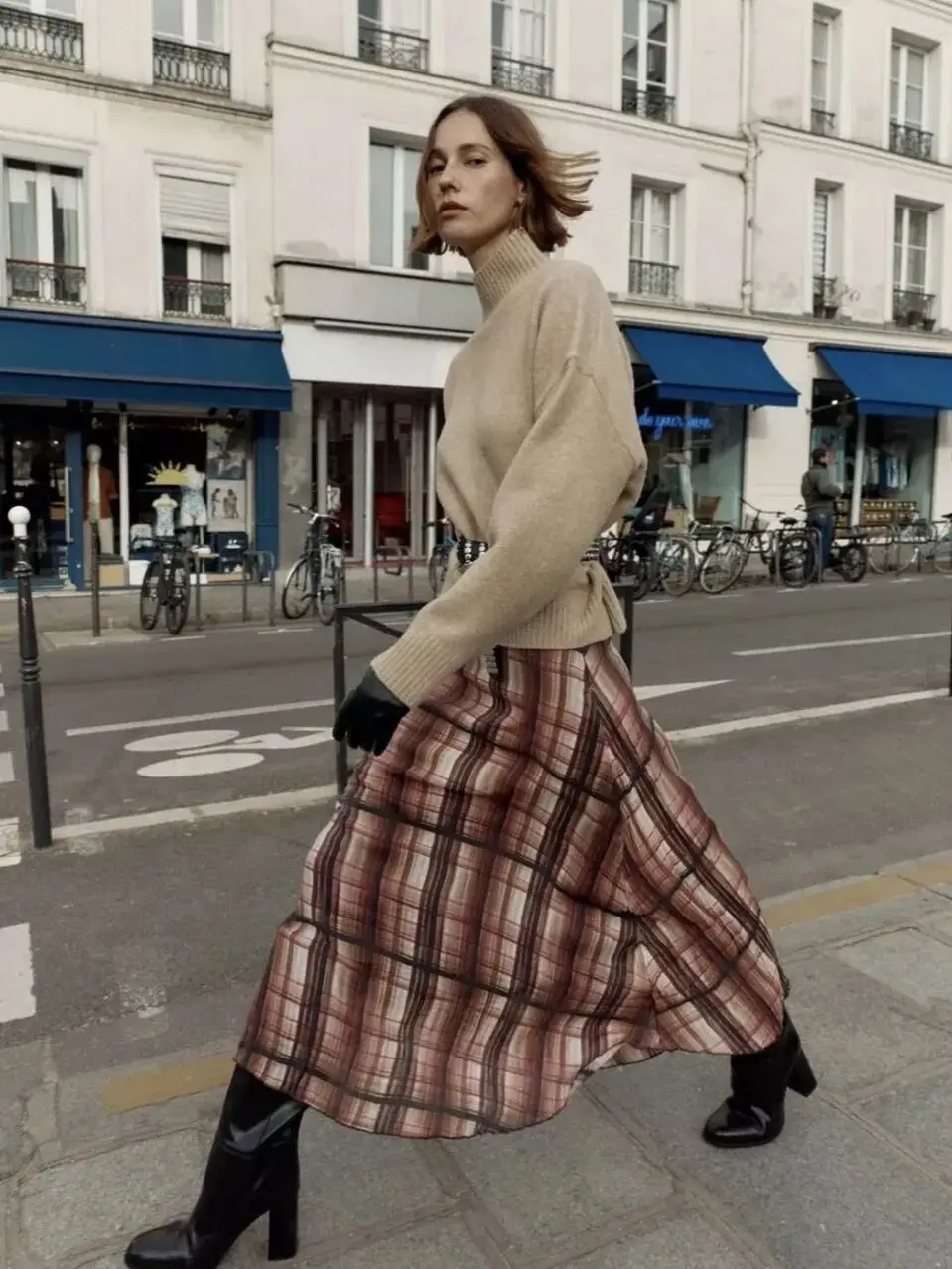 春天裙装__春天长裙子