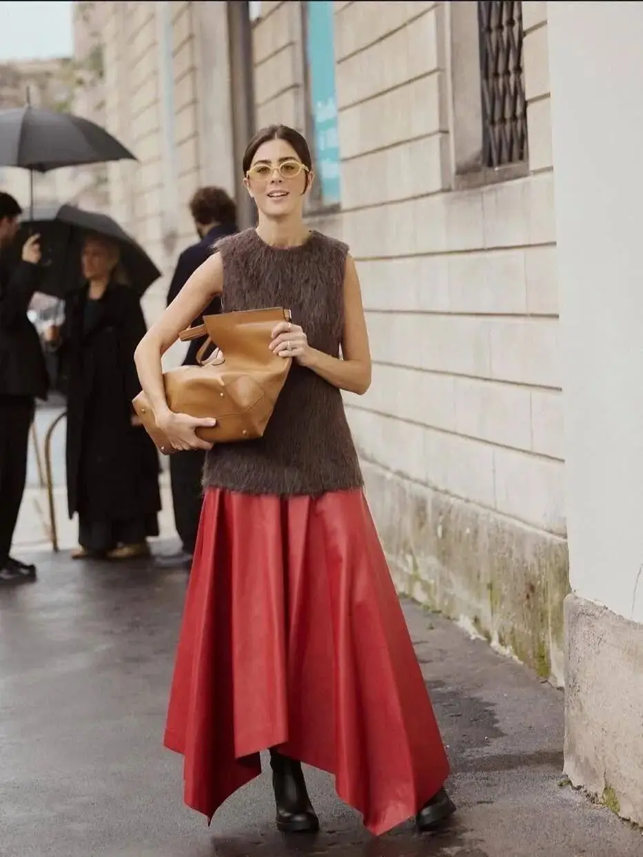 春天裙装__春天长裙子