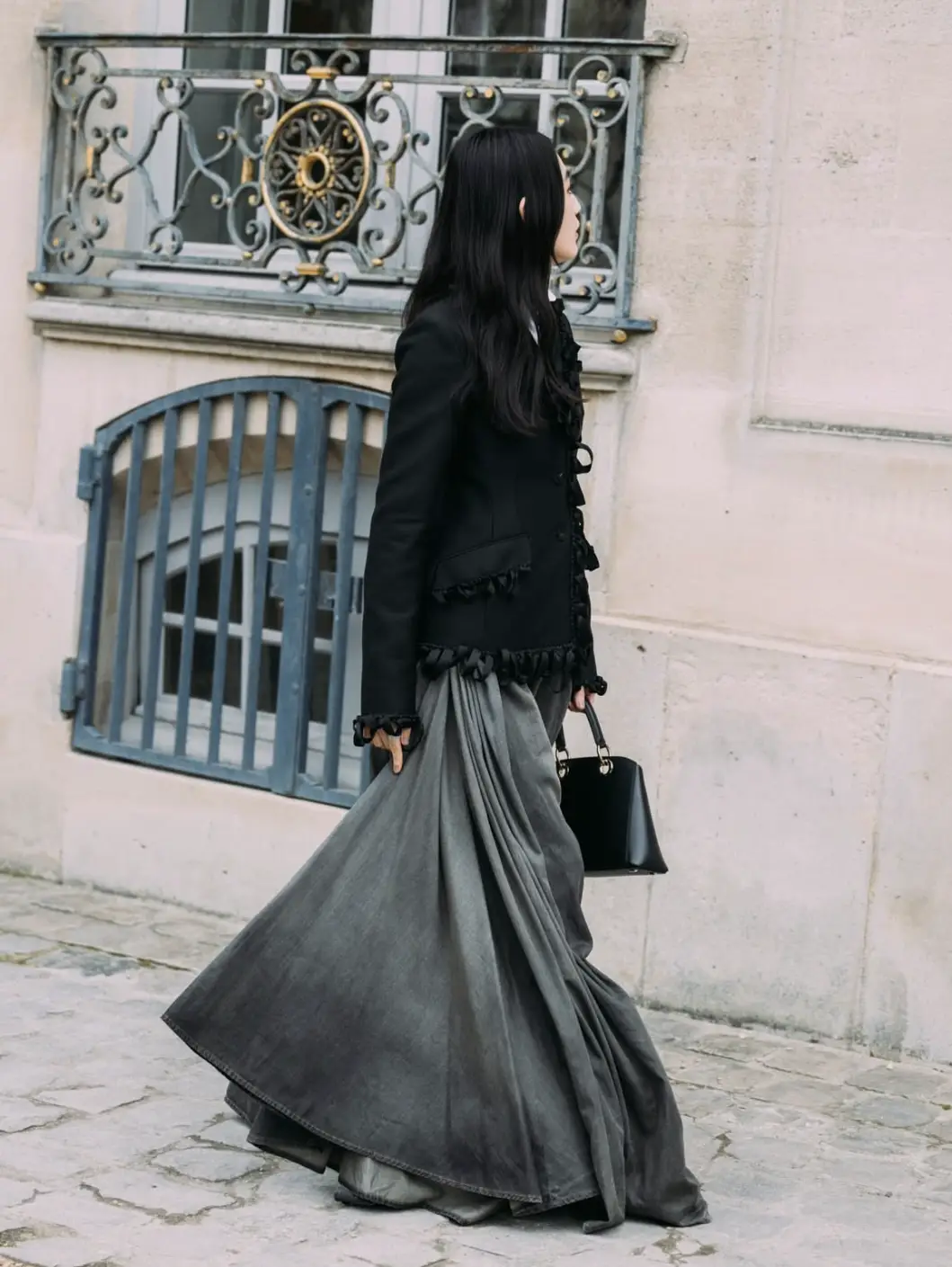 春天裙装__春天长裙子