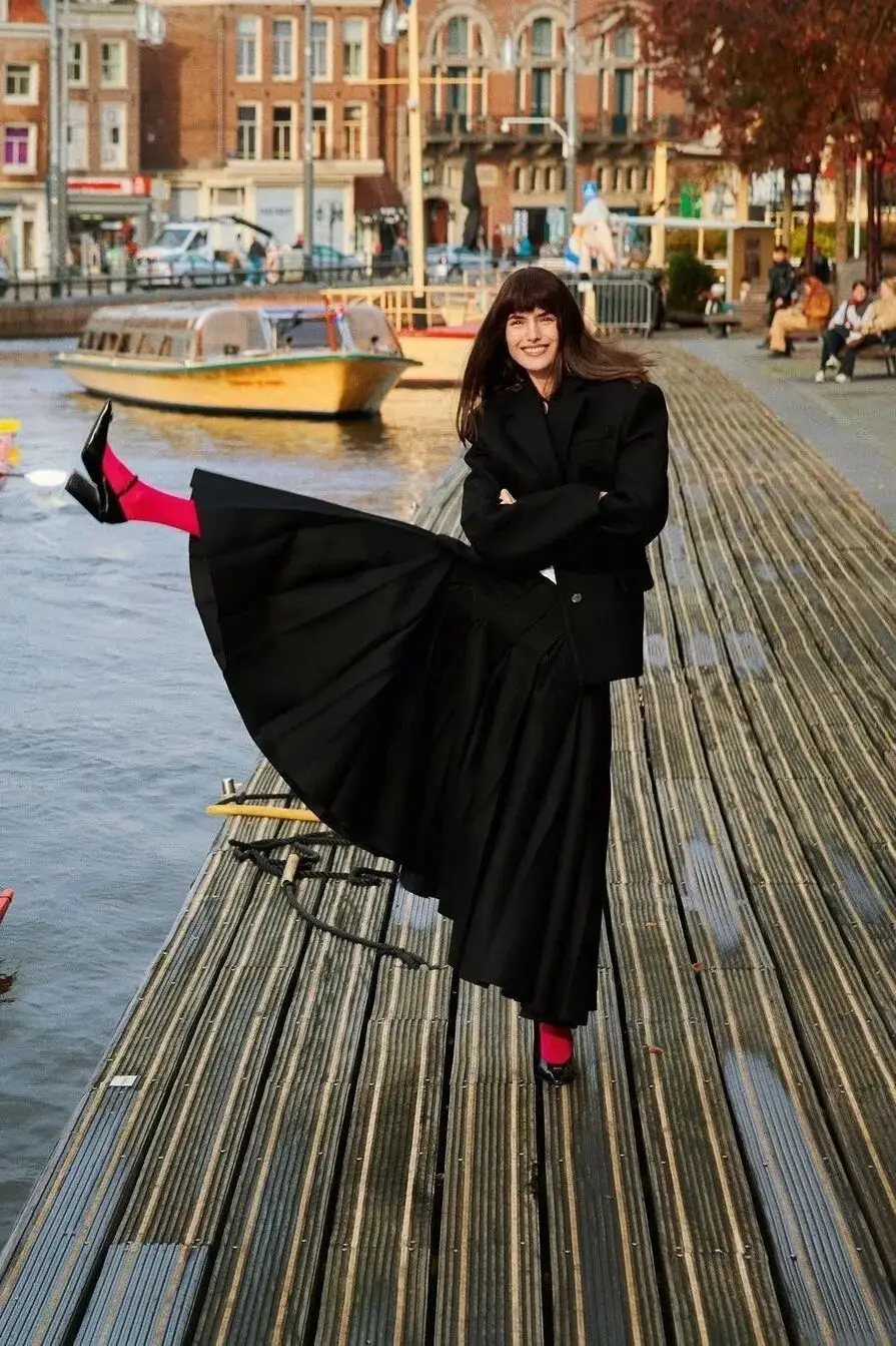 _春天裙装_春天长裙子