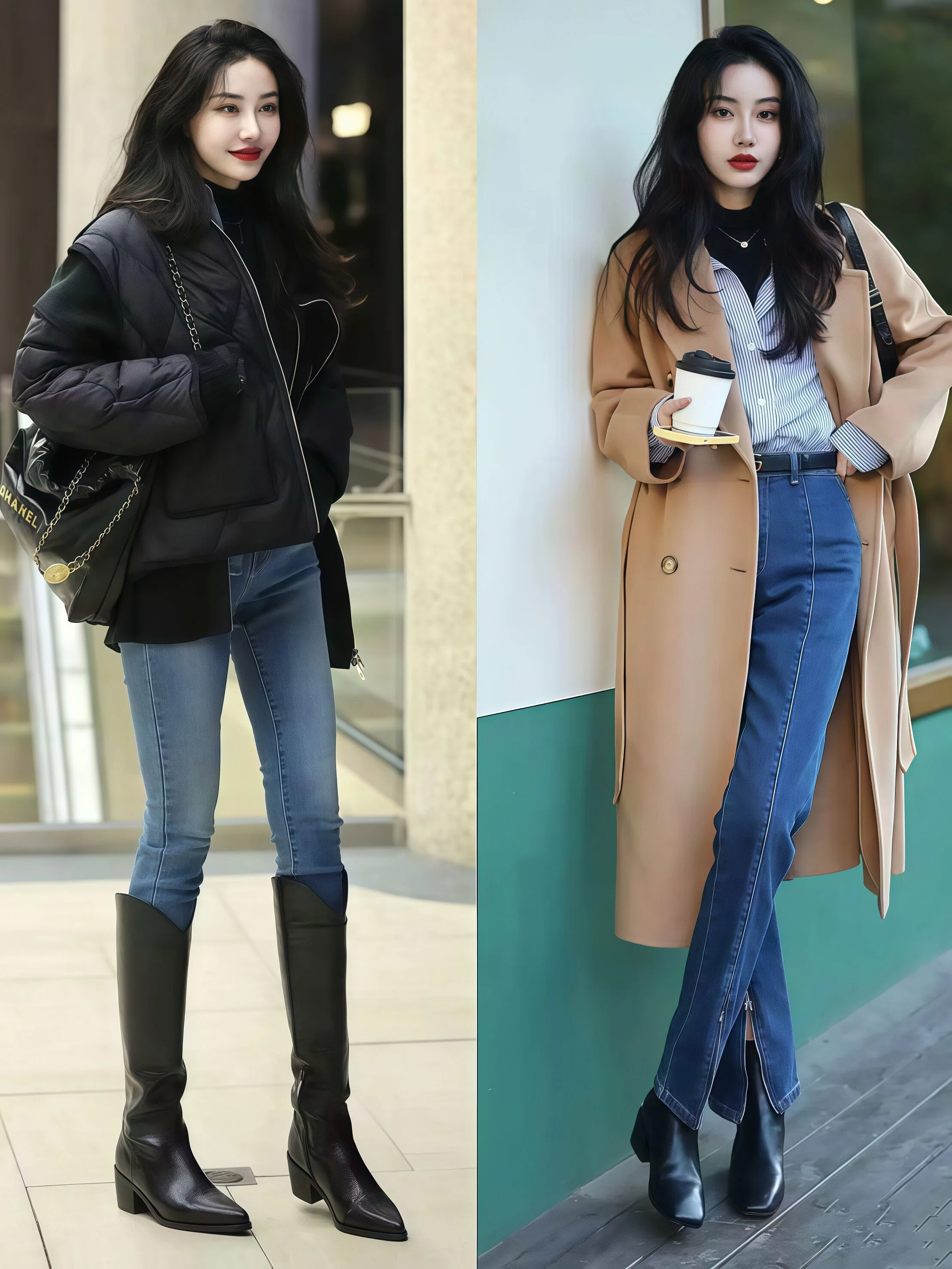 _牛仔裤和鞋如何搭配_牛仔裤鞋