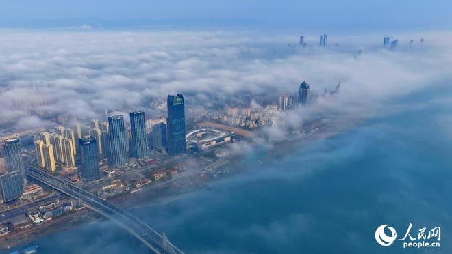 _江西南昌：晨雾飘渺 宛如仙境_江西南昌：晨雾飘渺 宛如仙境