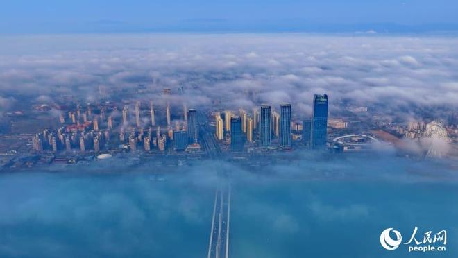 _江西南昌：晨雾飘渺 宛如仙境_江西南昌：晨雾飘渺 宛如仙境