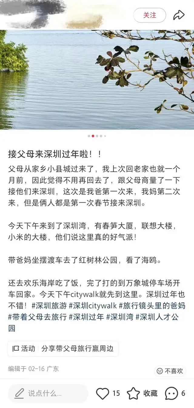 酒店预订量全国前三！“反向过年”来深圳，《奇迹》中的打卡点必带爸妈去