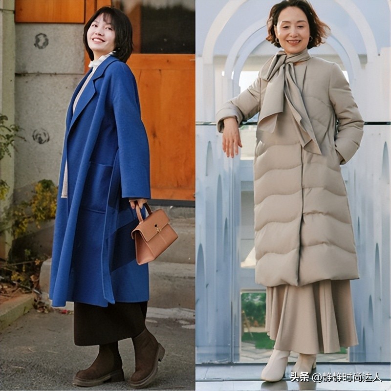 40+女性冬季这样穿：长外套+裙子，保暖与洋气双向在线_40+女性冬季这样穿：长外套+裙子，保暖与洋气双向在线_