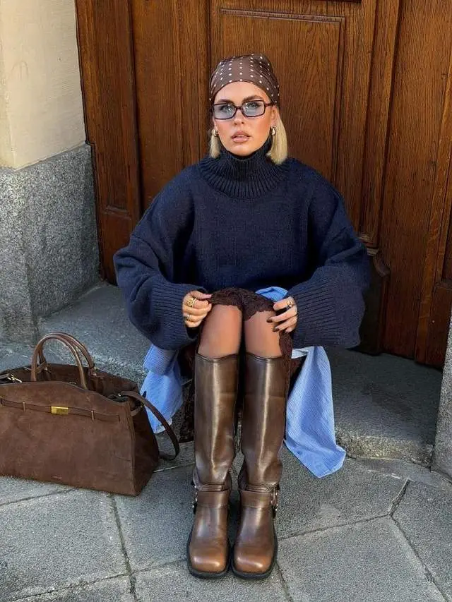 _黑白色彩搭配解说_黑白色秋冬穿搭