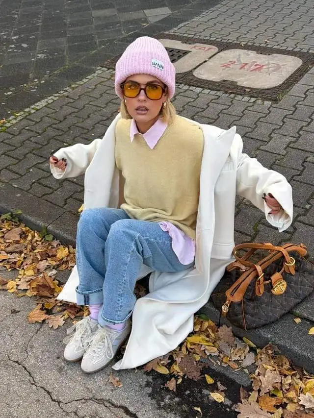 黑白色彩搭配解说__黑白色秋冬穿搭