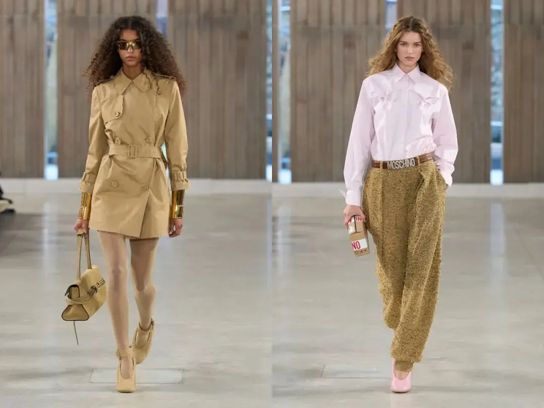 荒诞里藏哲思,平凡中造奢华|Moschino 2026春夏秀场_荒诞里藏哲思,平凡中造奢华|Moschino 2026春夏秀场_