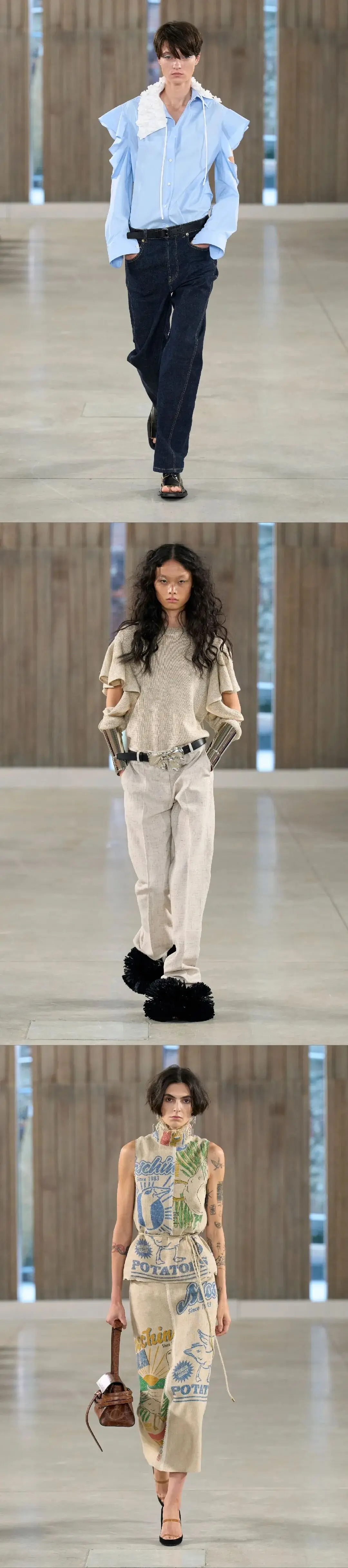 荒诞里藏哲思,平凡中造奢华|Moschino 2026春夏秀场__荒诞里藏哲思,平凡中造奢华|Moschino 2026春夏秀场