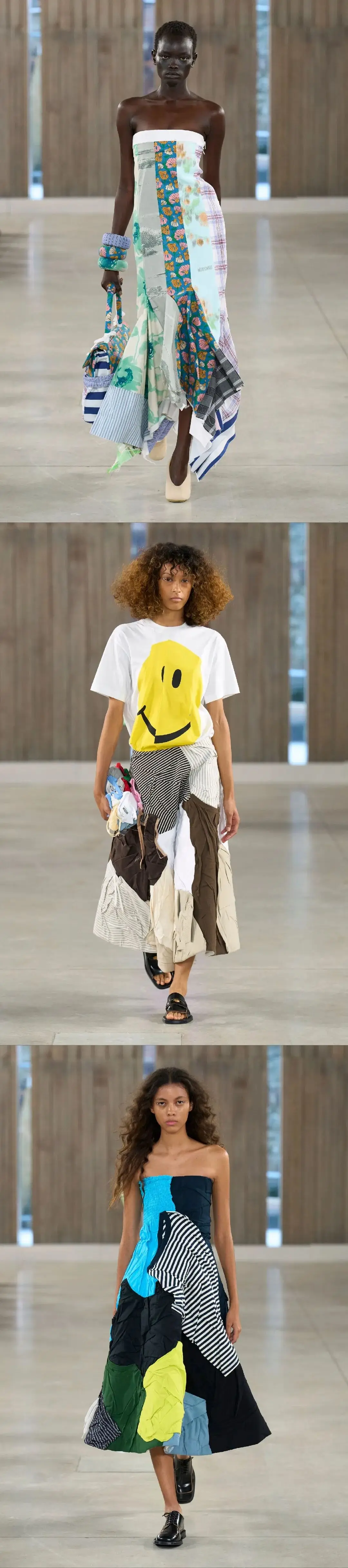 荒诞里藏哲思,平凡中造奢华|Moschino 2026春夏秀场__荒诞里藏哲思,平凡中造奢华|Moschino 2026春夏秀场