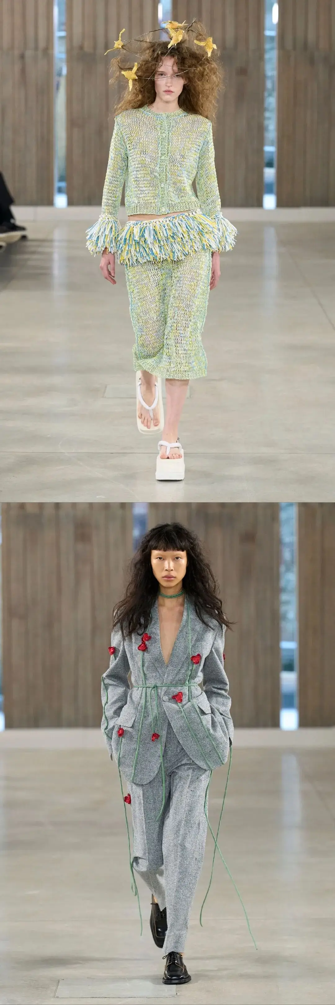 荒诞里藏哲思,平凡中造奢华|Moschino 2026春夏秀场_荒诞里藏哲思,平凡中造奢华|Moschino 2026春夏秀场_