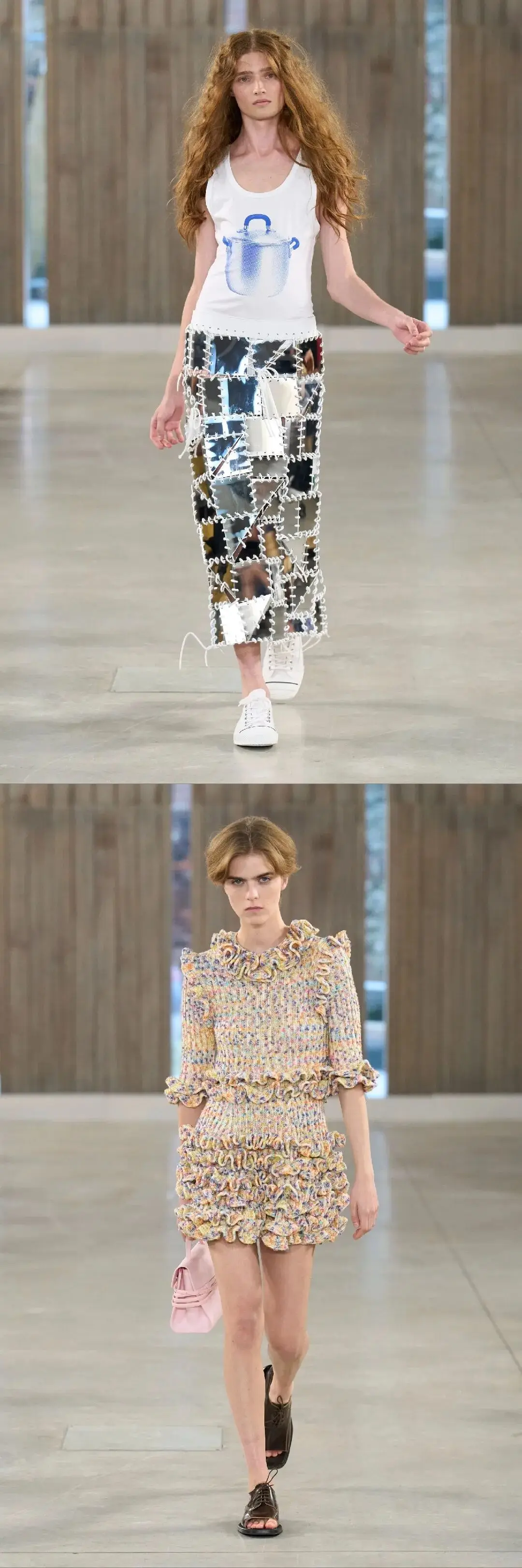 荒诞里藏哲思,平凡中造奢华|Moschino 2026春夏秀场__荒诞里藏哲思,平凡中造奢华|Moschino 2026春夏秀场