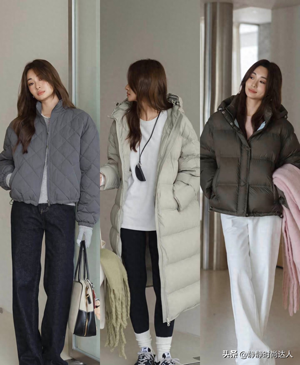 冬天穿衣尽量别露腿，这些基础穿搭可尝试，简单大方又不挑人