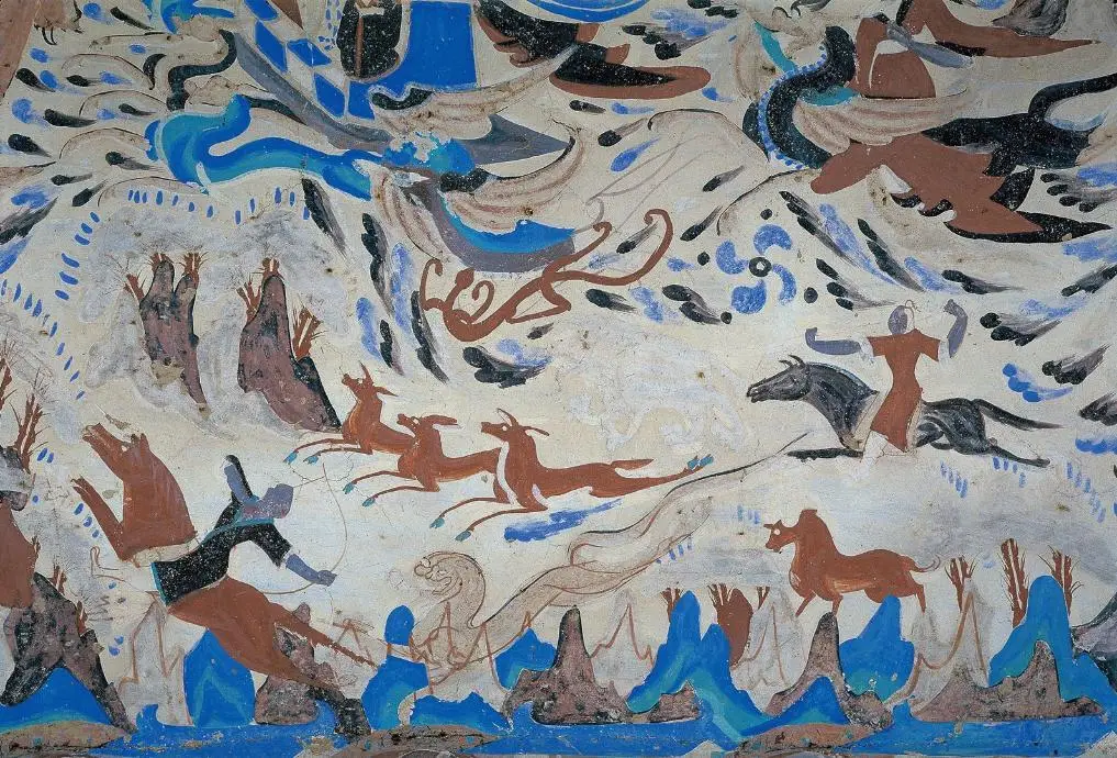 敦煌壁画中马的形象__马敏敦煌