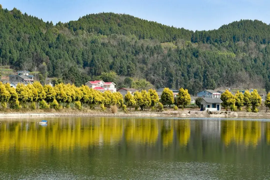 _绵阳春游踏青的地方_绵阳日落图片