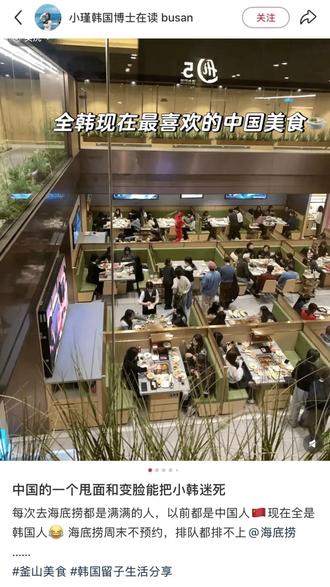 去过海底捞，韩国人才明白什么是大陆震撼