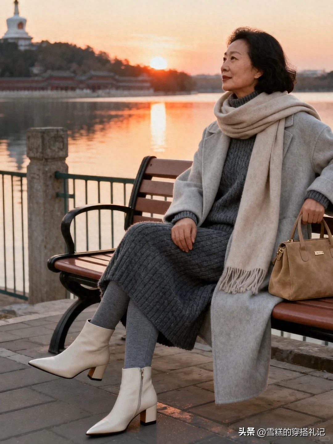 建议中国大妈：尽量少穿冲锋衣、羽绒服，换成这2种外套更优雅