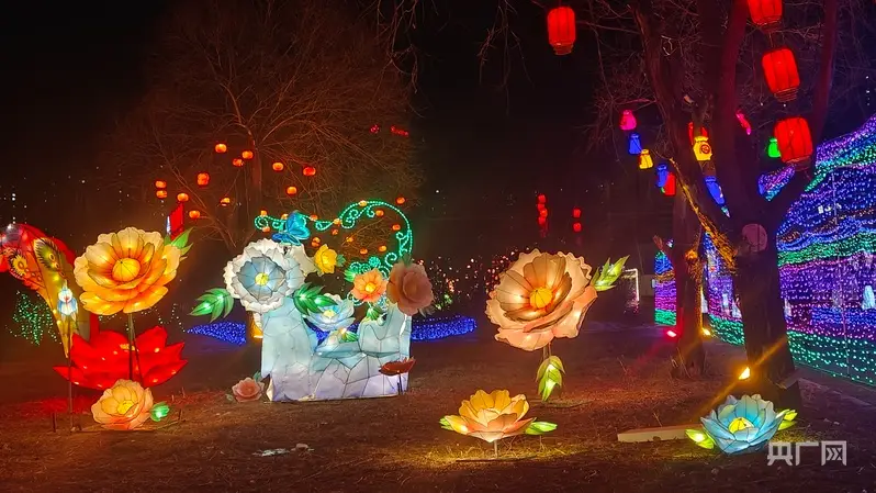 跟着镜头游龙江丨逐光元宵夜 花灯赴春约__跟着镜头游龙江丨逐光元宵夜 花灯赴春约