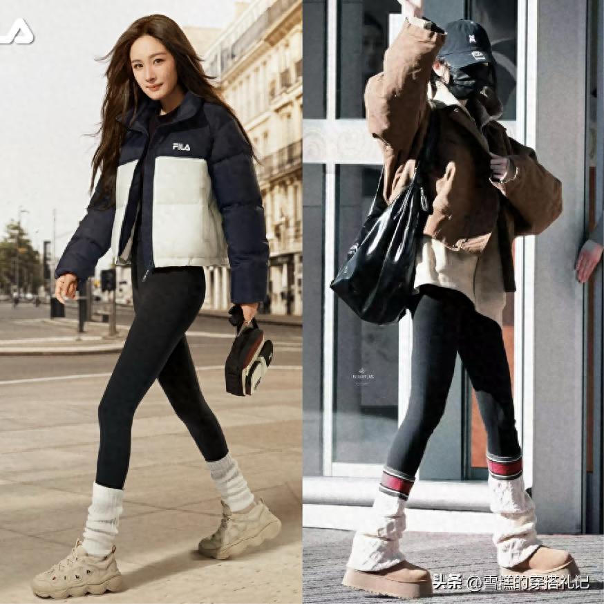 杨幂又带火了一种穿搭：“羽绒服+无痕裤”！回头率高又时髦显瘦