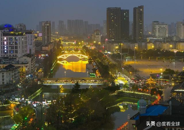 _淮安大运河夜景_2021淮安里运河灯会