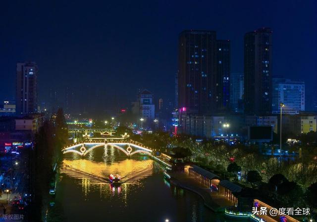 _淮安大运河夜景_2021淮安里运河灯会
